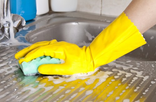 Local recycling and waste sorting activity for carpet cleaning supplies