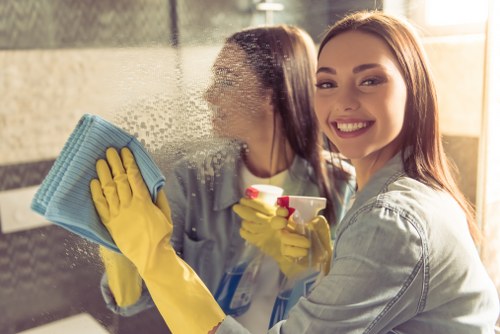 Professional cleaning of a shared workspace in Elephant and Castle