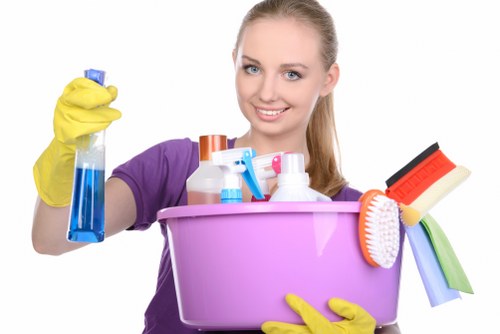 Furniture and household items prepared for clearance in South London property