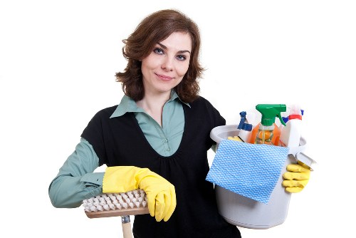 Professional cleaning of a shared entrance area in Elephant and Castle